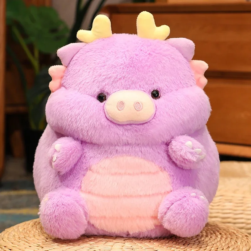 Kawaii pig and dragon plush toy