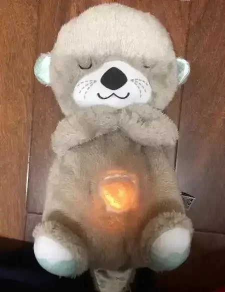 Kids plush toy with lights