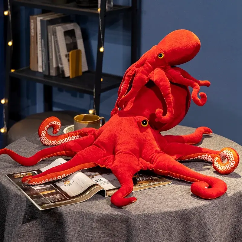 Lifelike plush sea creature toys