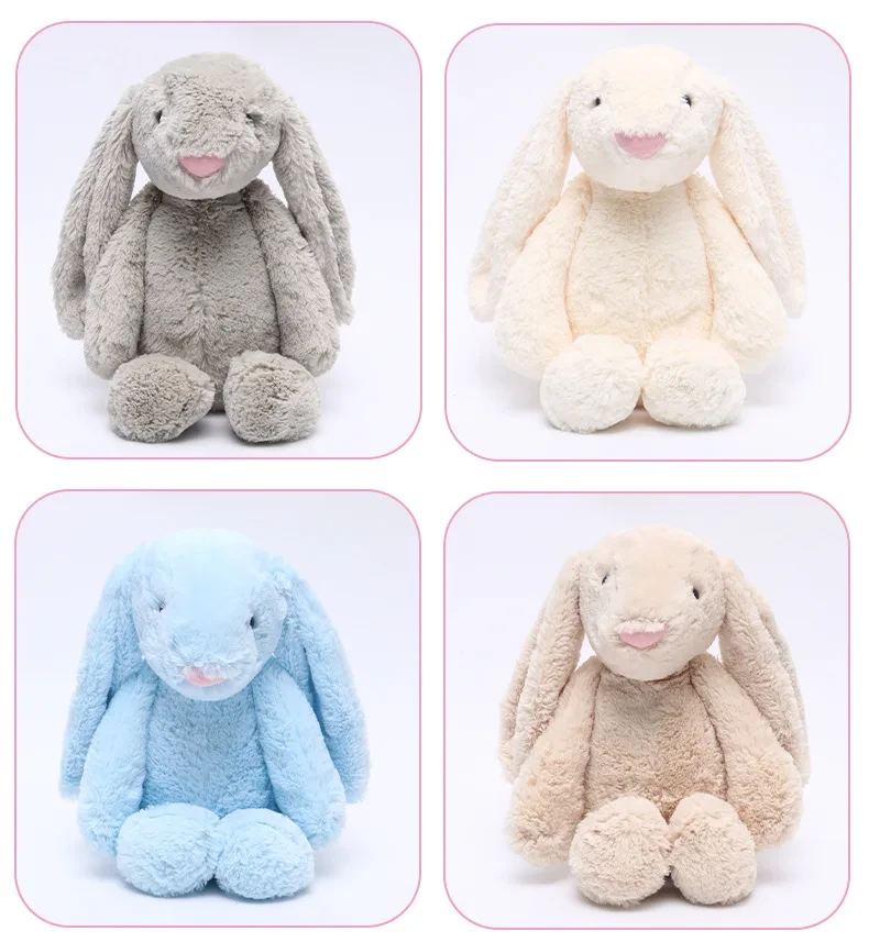 Long ear rabbit plush toy for playtime