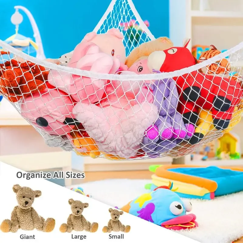 Mesh net toy hammock for kids