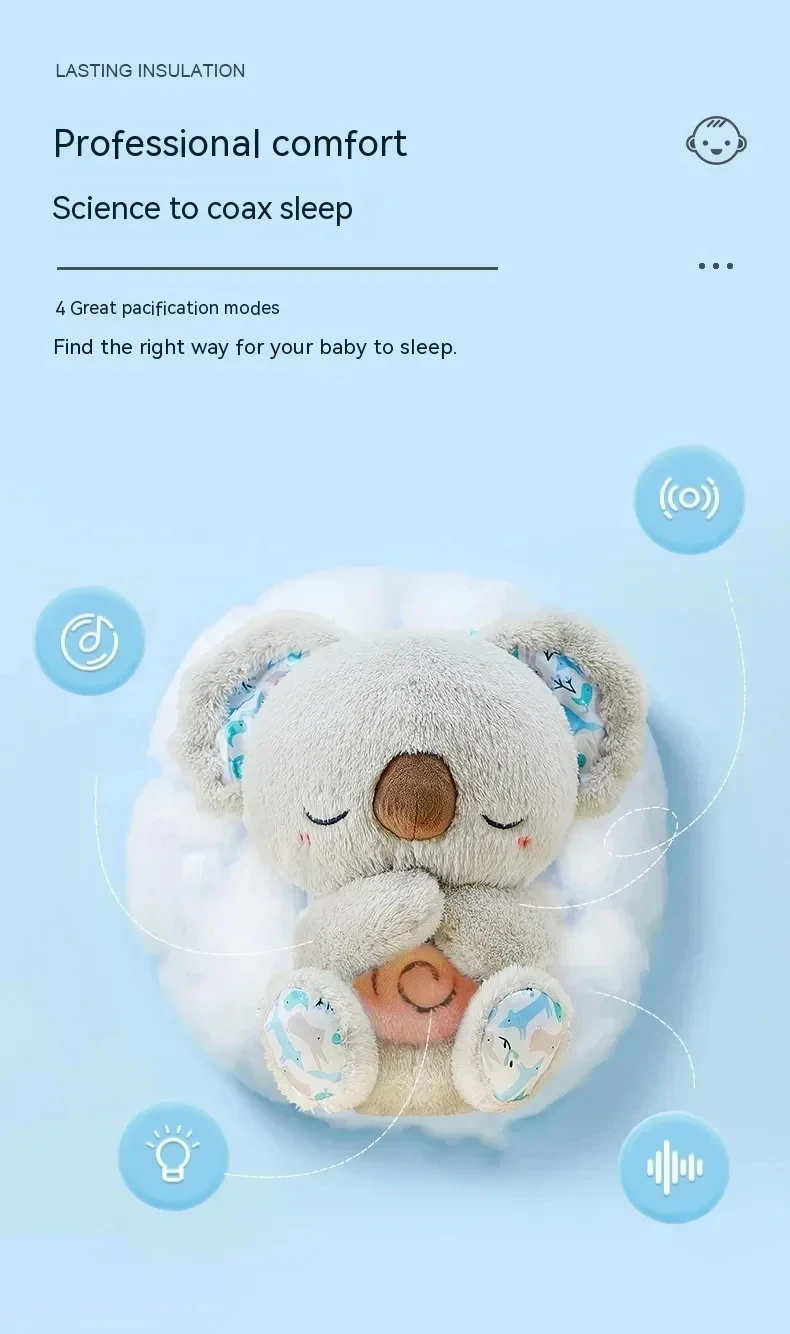 Otter plush doll with soothing features