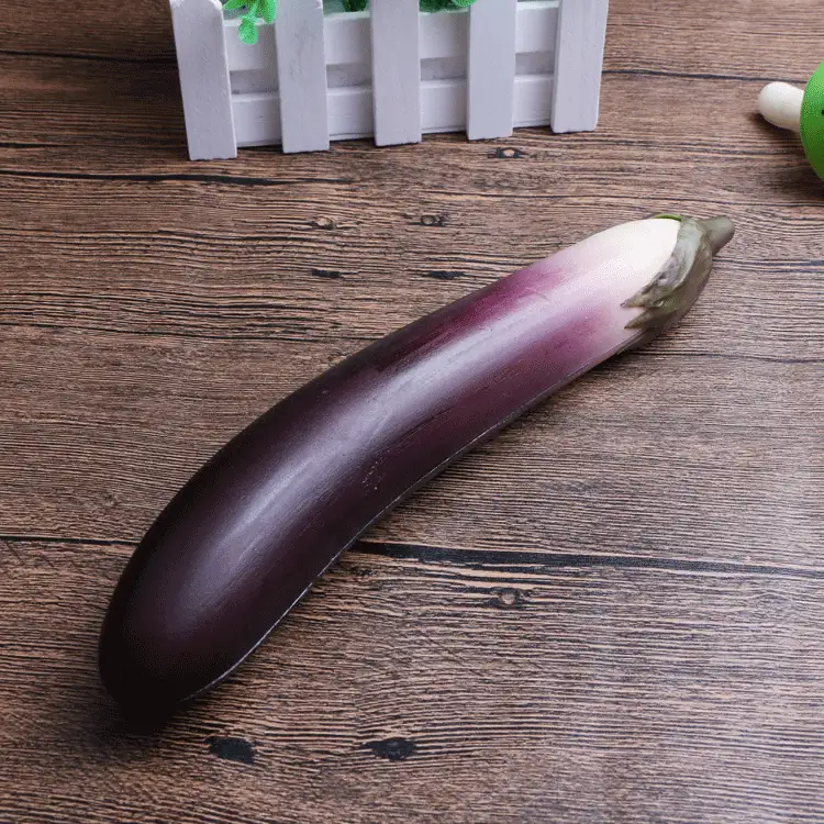 Photography prop eggplant model