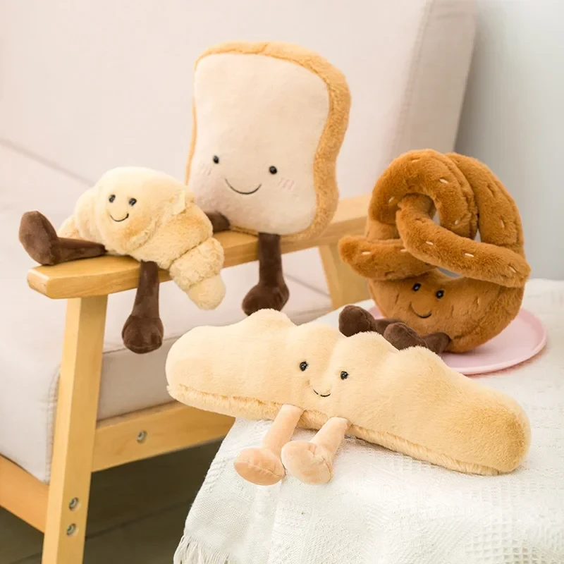 Plush French Baguette Bread Doll