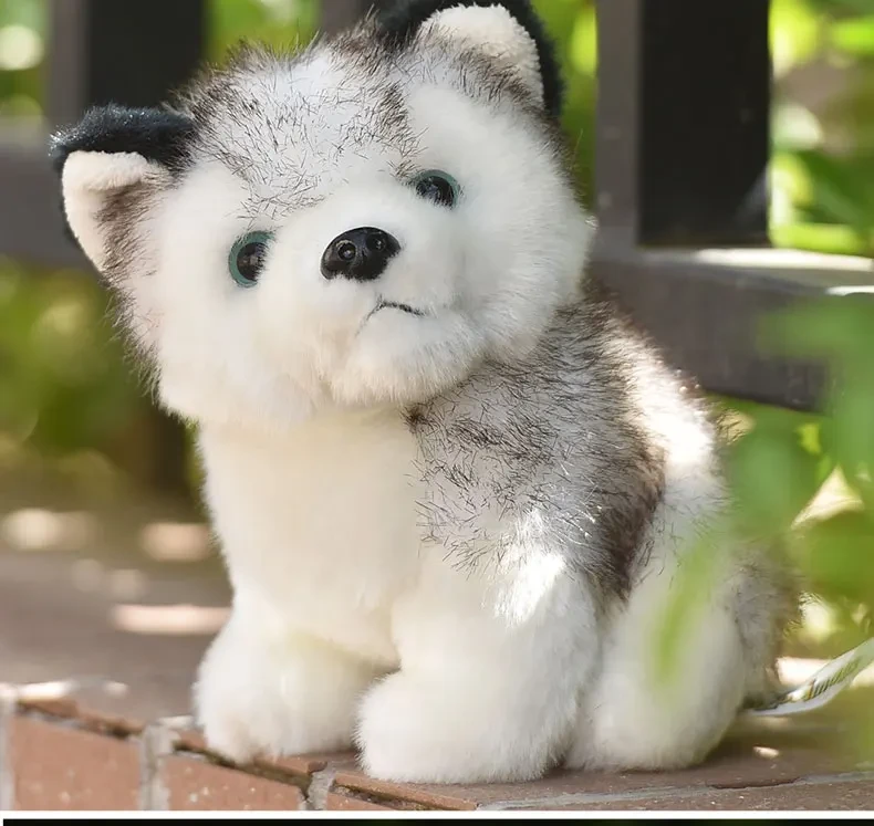 Plush Husky Dog Toy