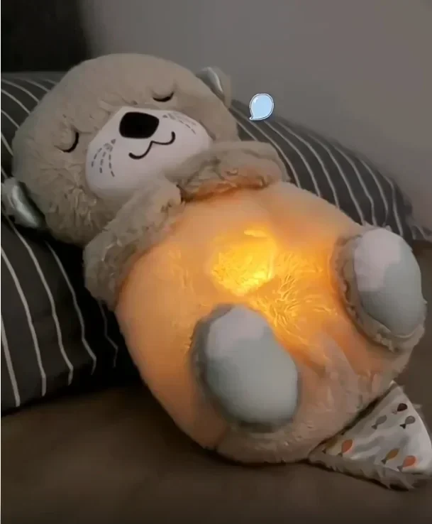 Plush bear with soothing sounds