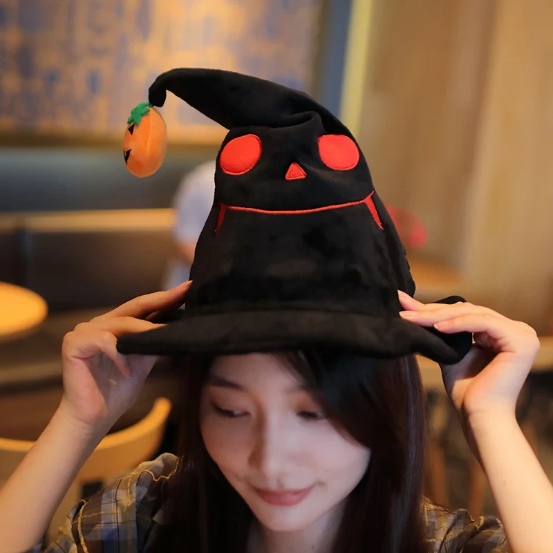 Plush material hat