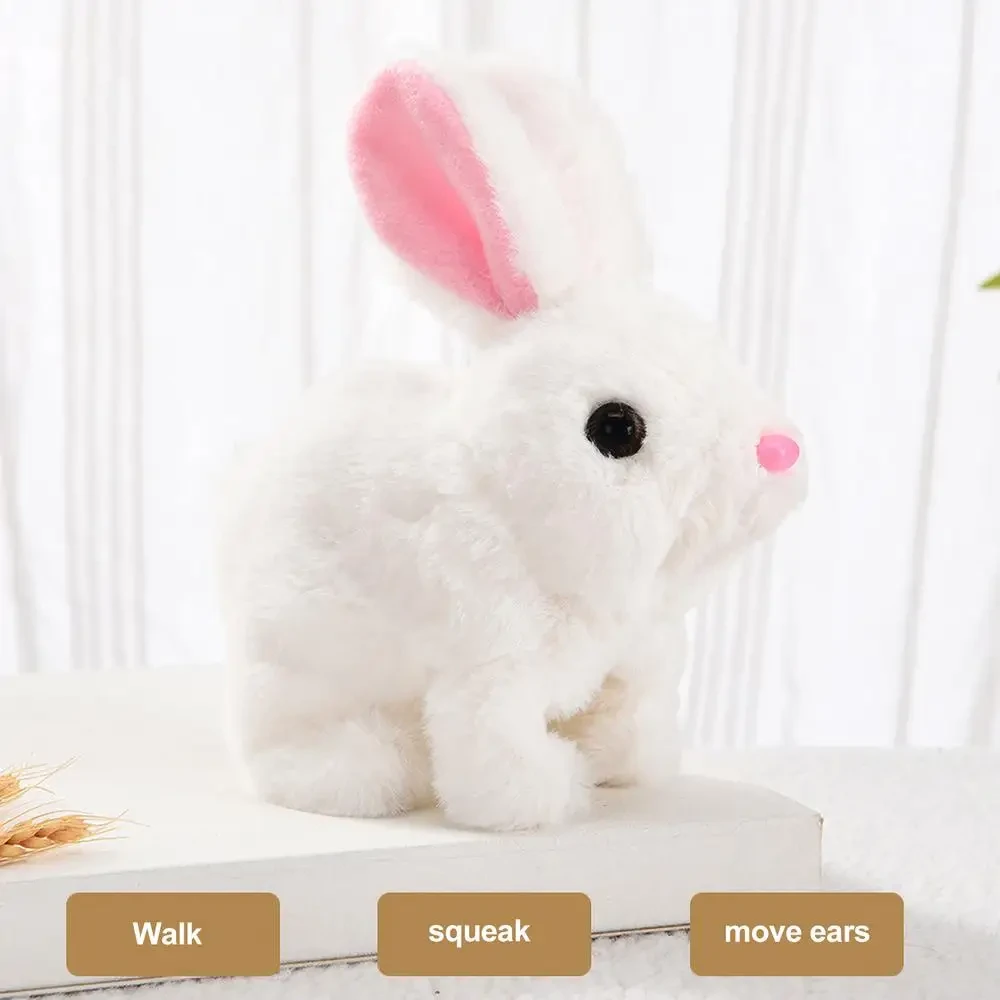 Plush stuffed bunny with sound effects