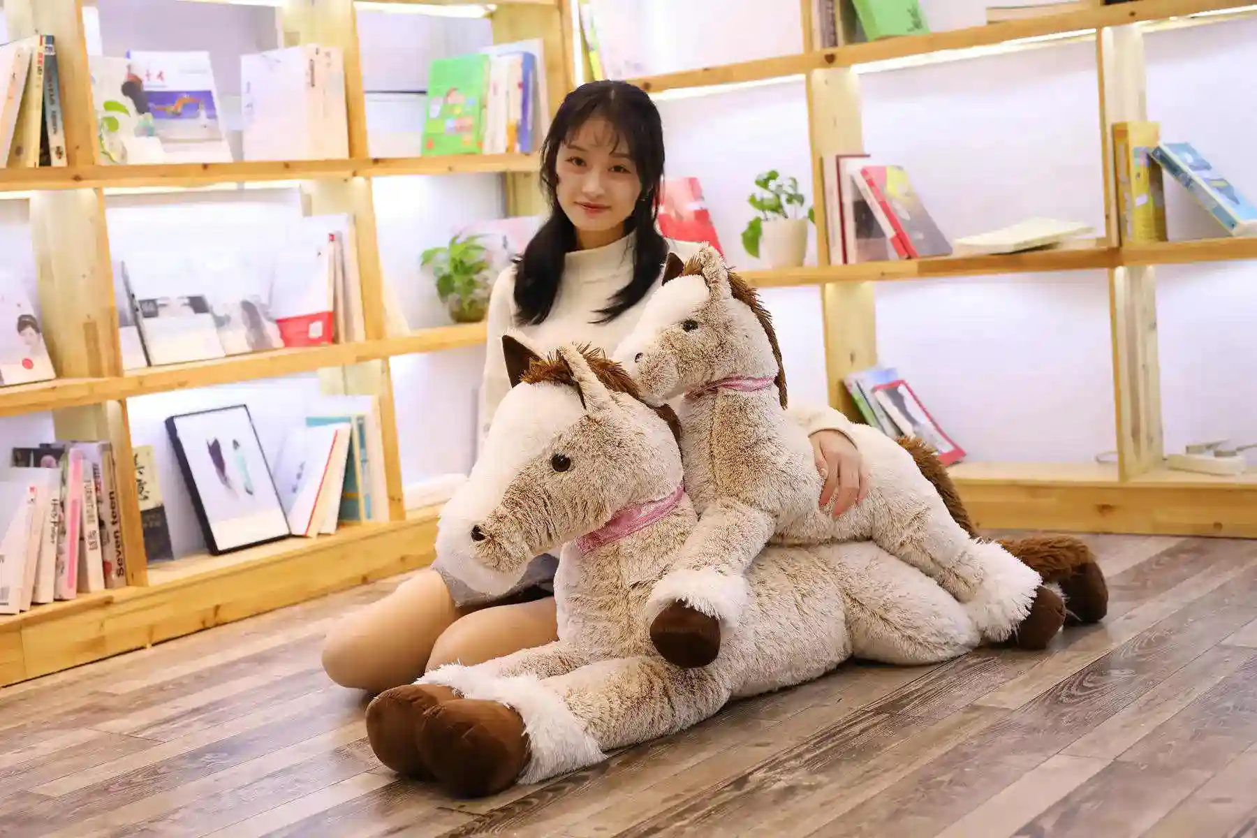 Plush unicorn home decor