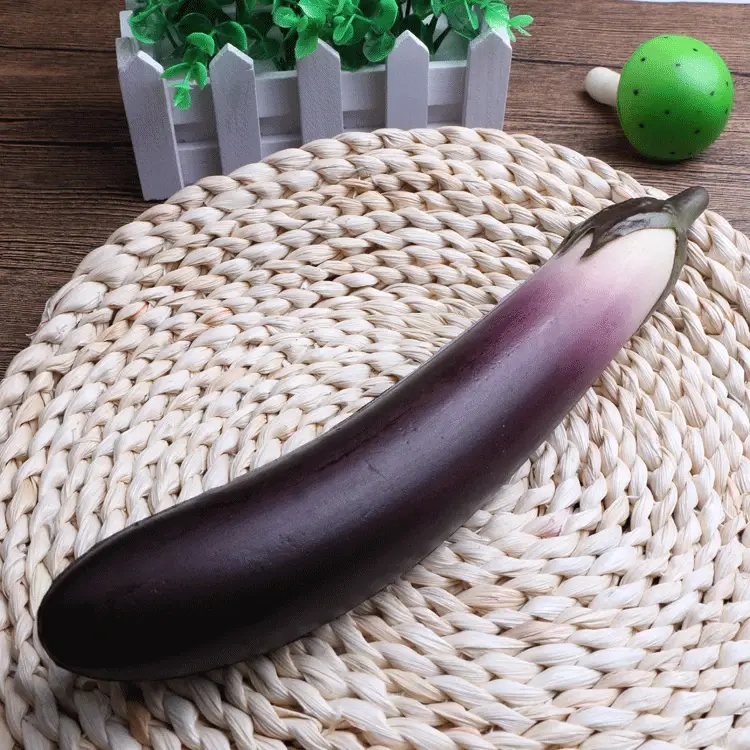 Polyurethane simulation eggplant