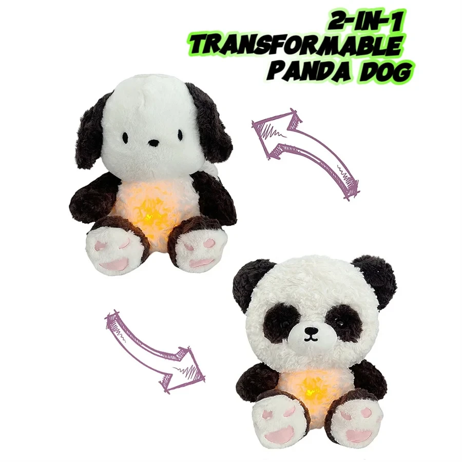 Realistic Breathing Panda Plush Toy