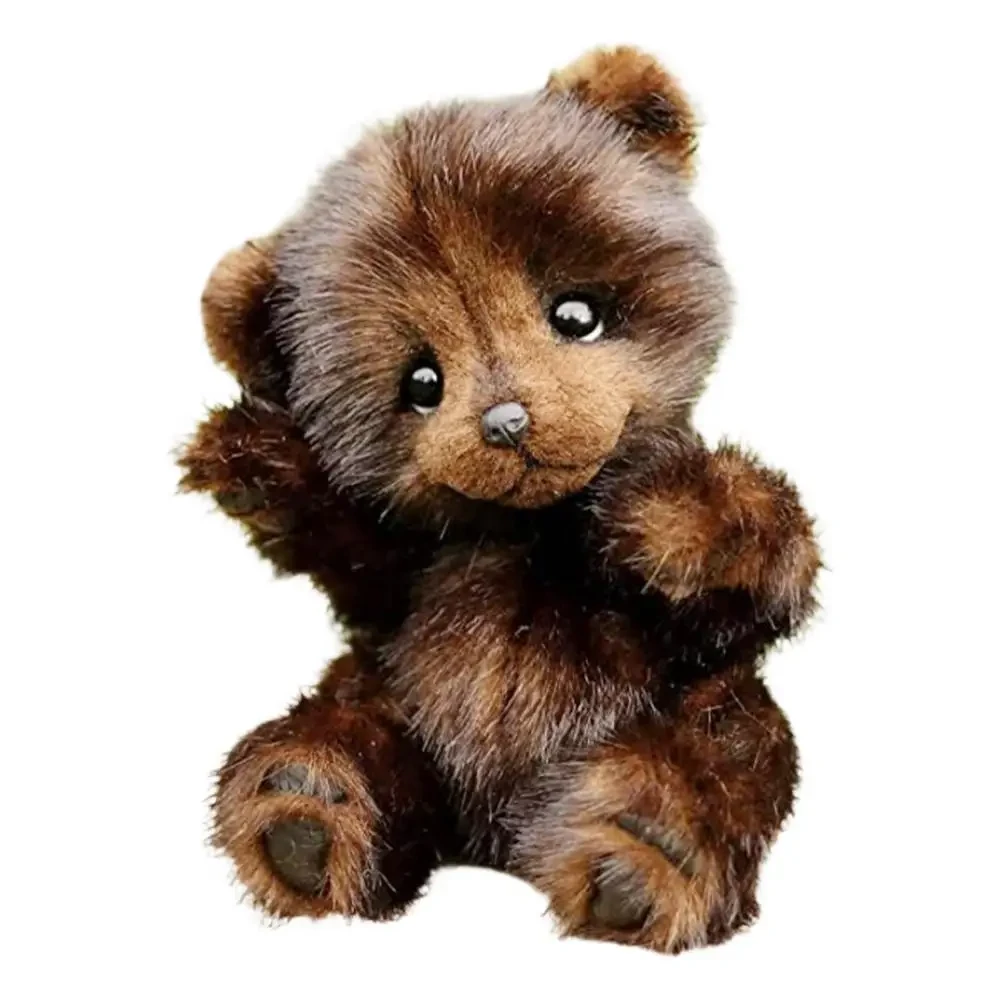 Realistic Brown Bear Stuffed Animal