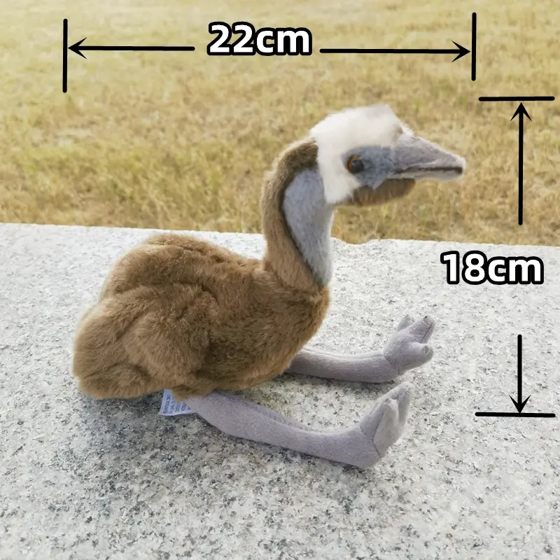 Realistic emu stuffed animal for kids