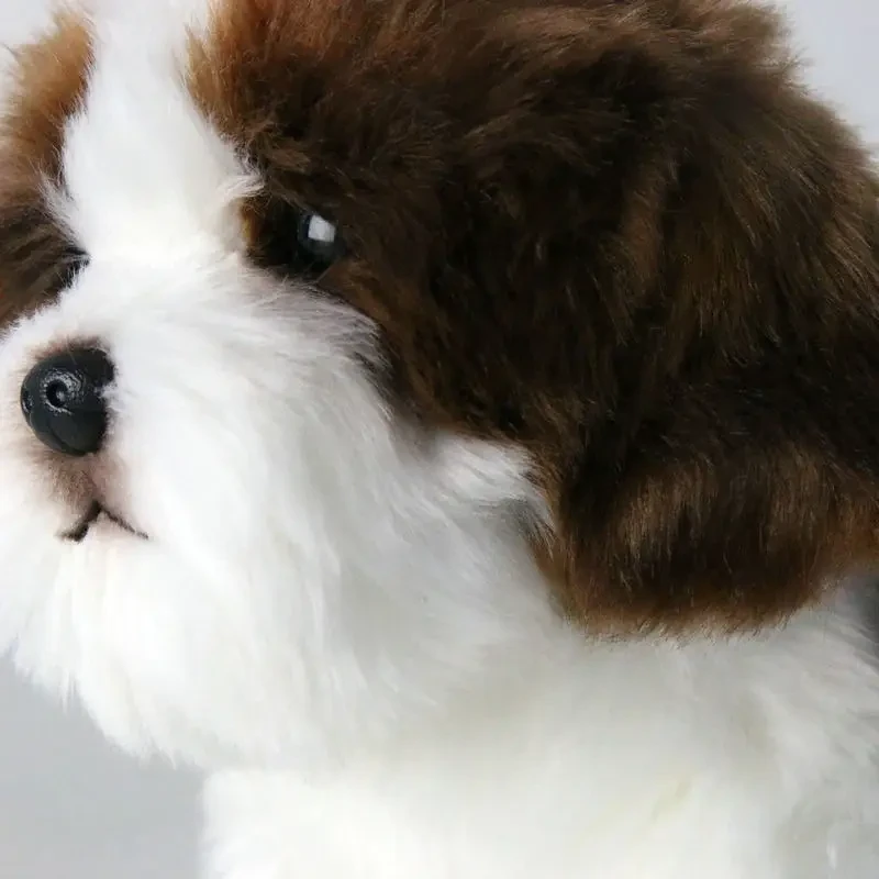 Realistic plush dog for home use