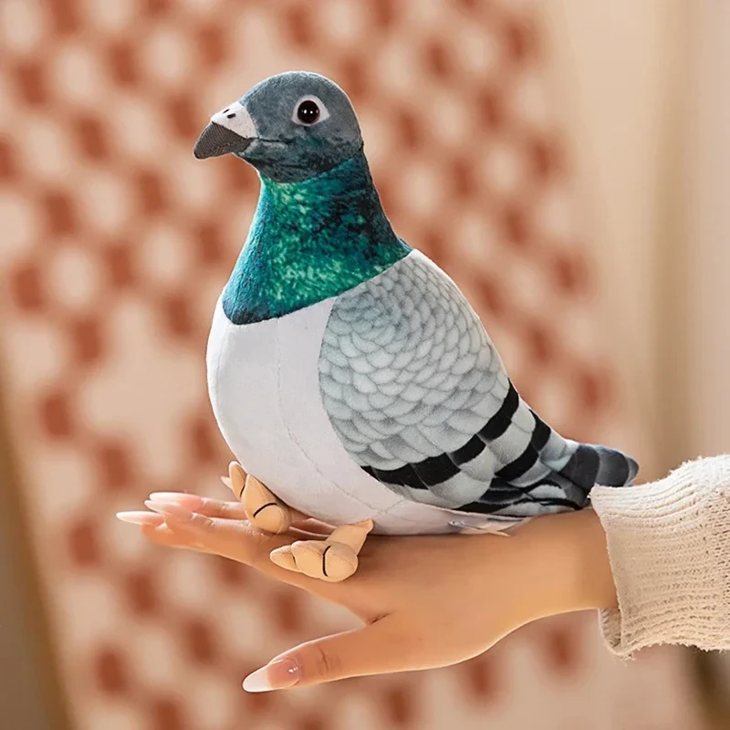 Realistic rock pigeon plush toy