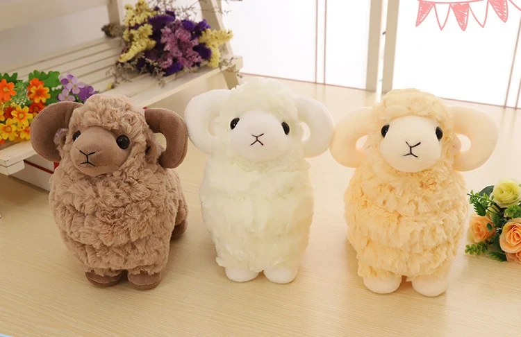 Realistic sheep goat plush toy