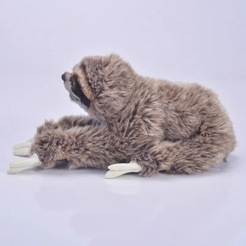 Realistic sloth plush toy