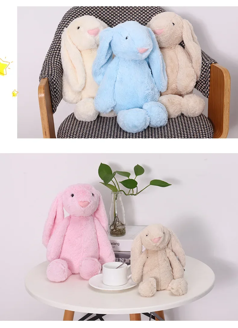 Safe and non toxic plush rabbit doll