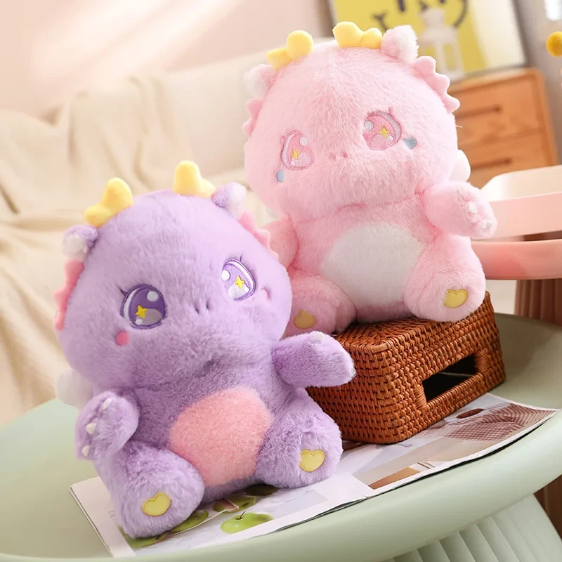 Safe dragon plush toy for infants