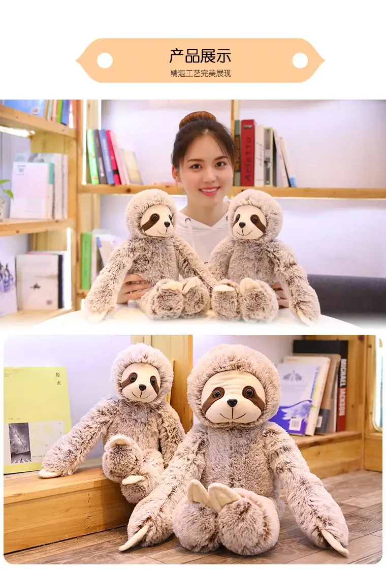 Sloth plushie for boys and girls