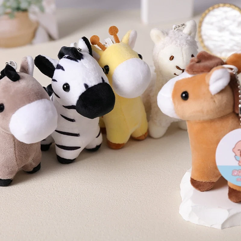 Small stuffed animal dolls for decoration