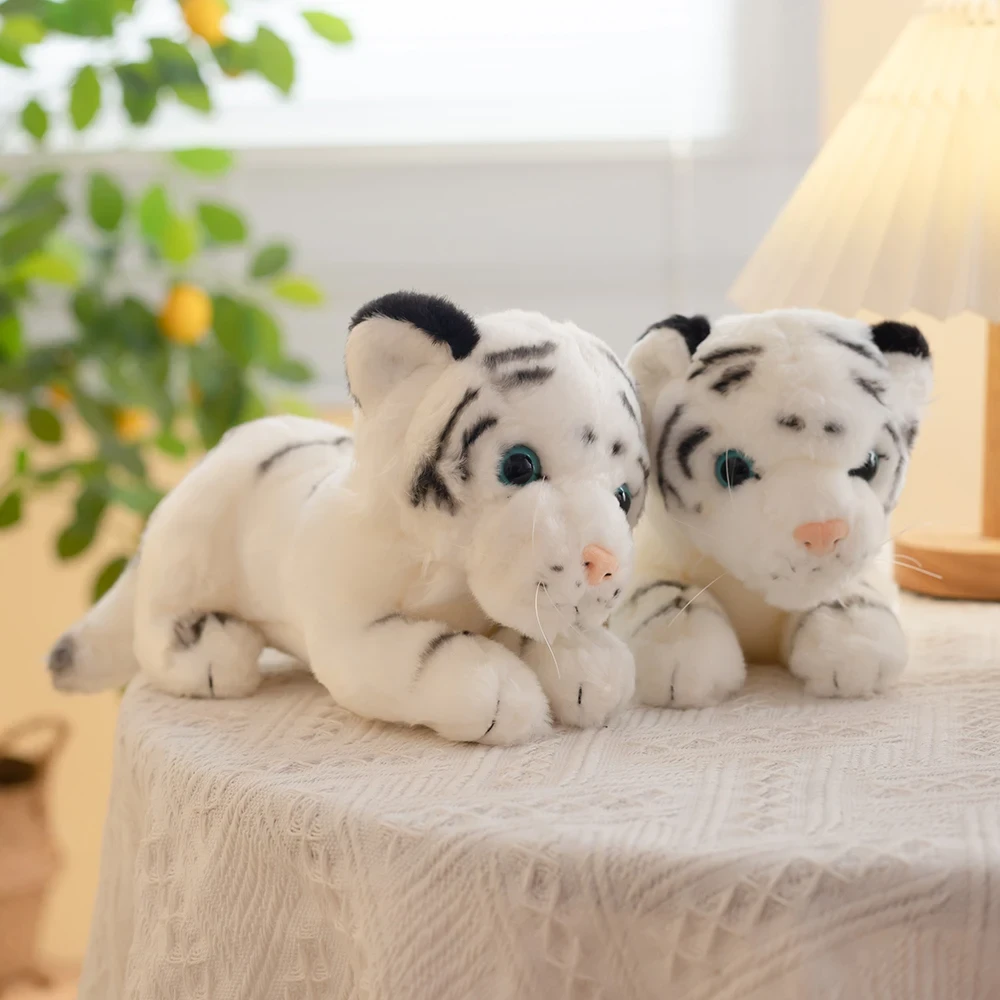 Soft Bengal White Tiger Doll