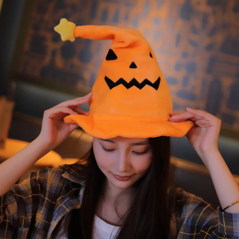 Soft cotton demon hat for Halloween