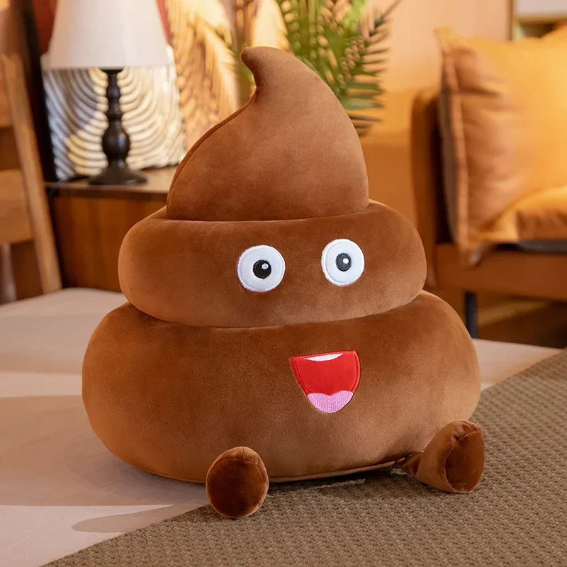 Soft cotton poop decorative cushion