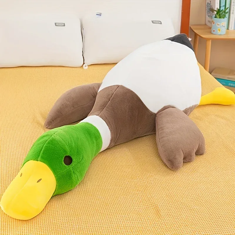 Soft cuddly duck pillow for toddlers