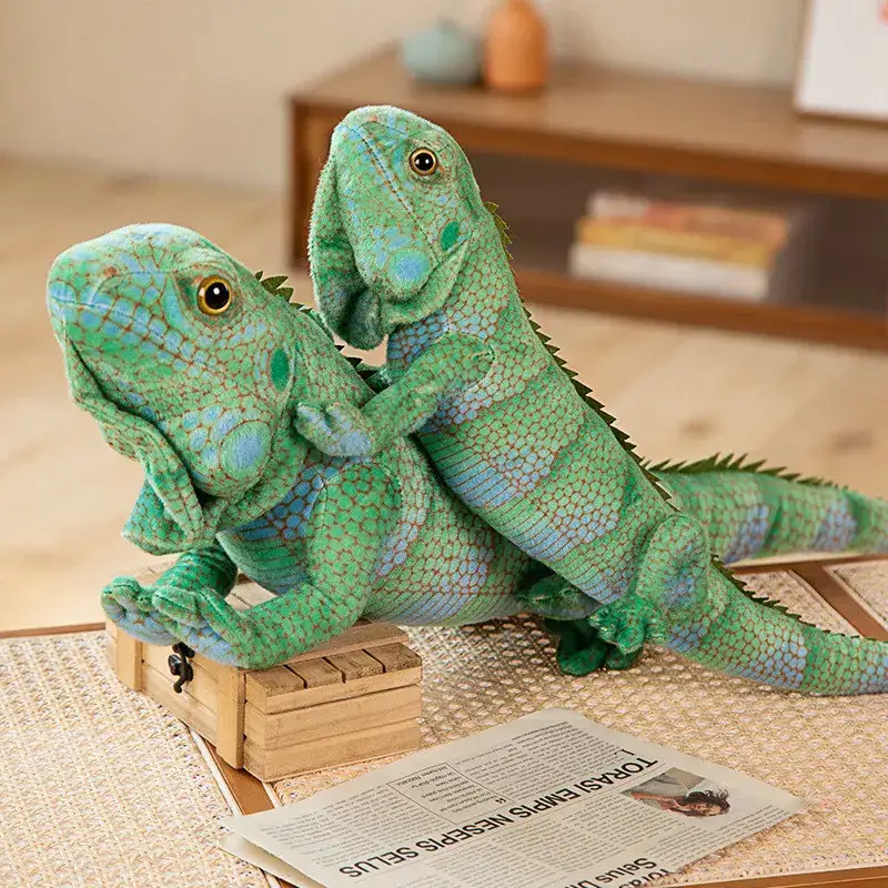 Soft iguana stuffed animal