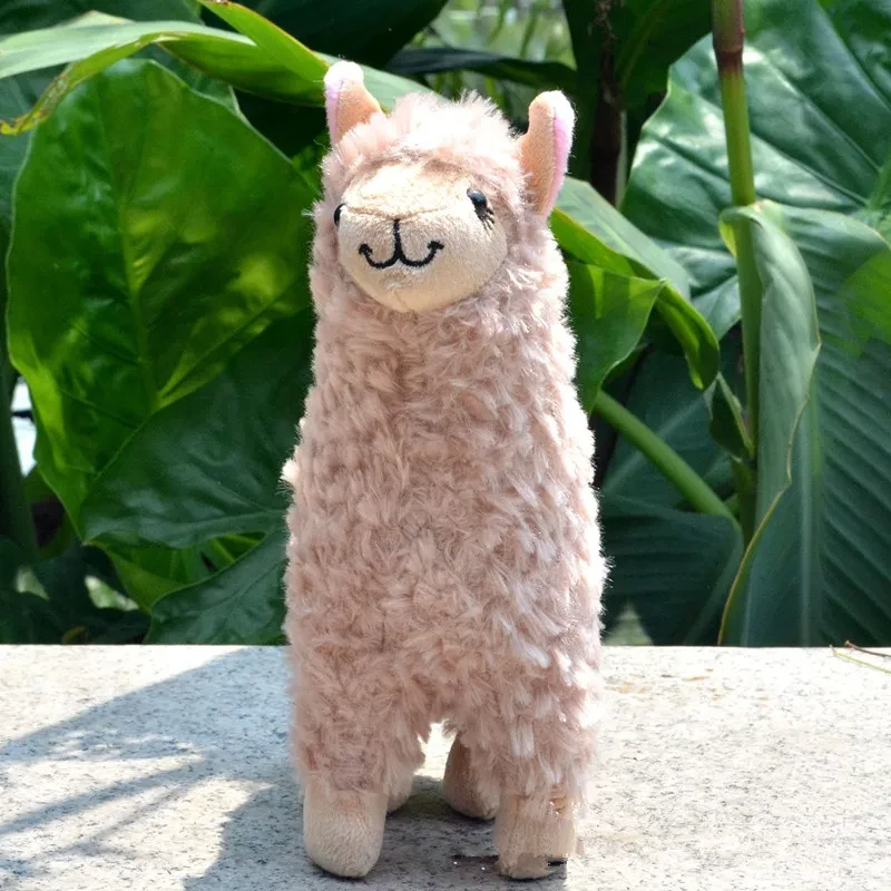 Soft plush alpaca toy for kids