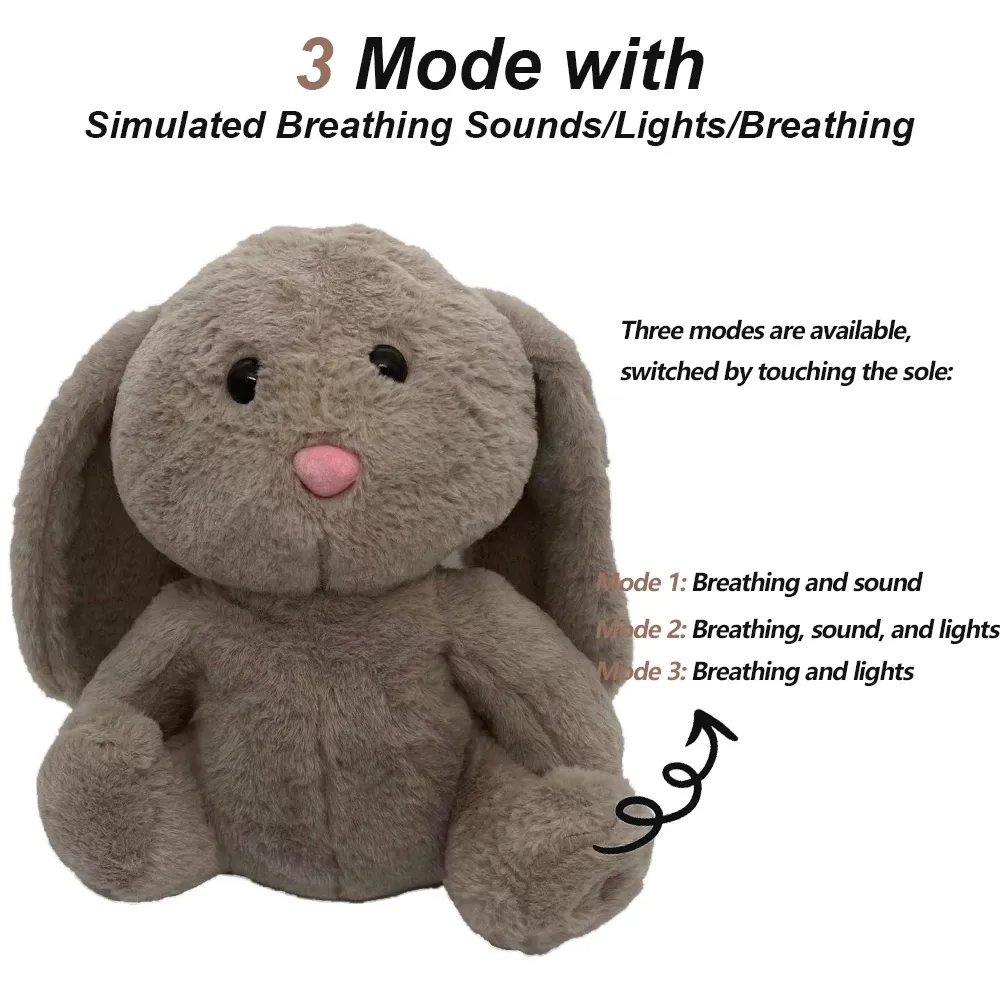 Soft plush toy for infant relaxation