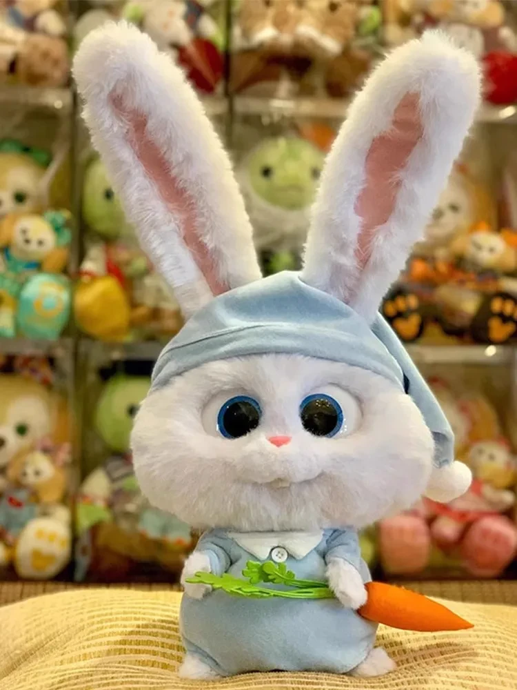 Soft short plush rabbit toy for kids