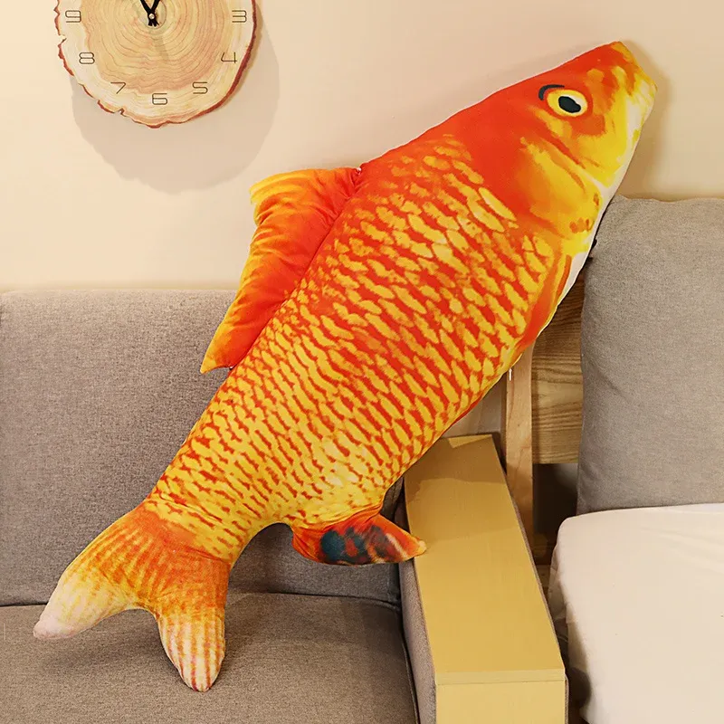 Soft stuffed animal carp toy