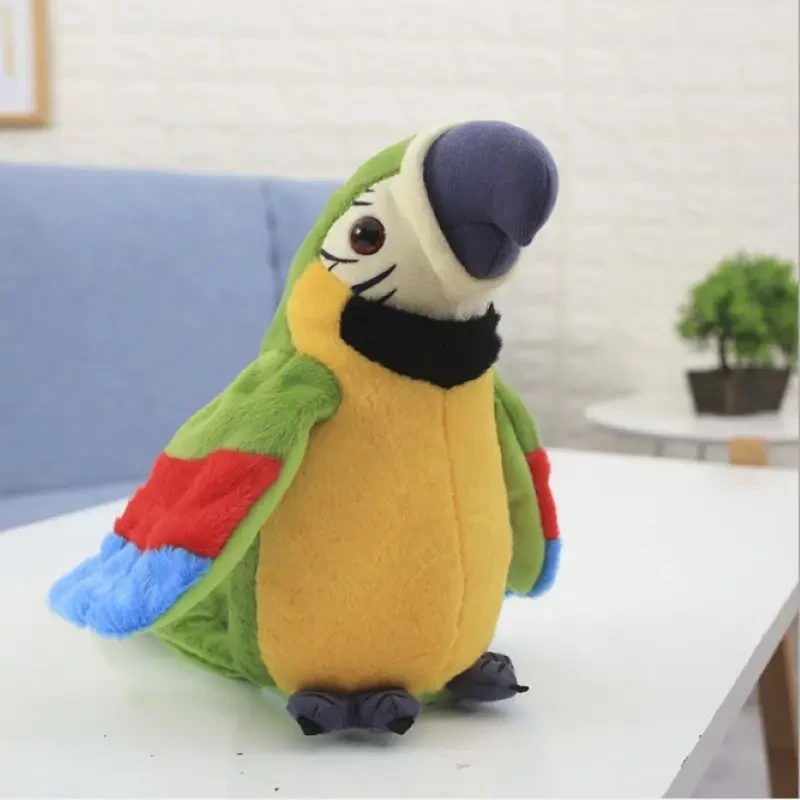 Soft stuffed parrot gift for children