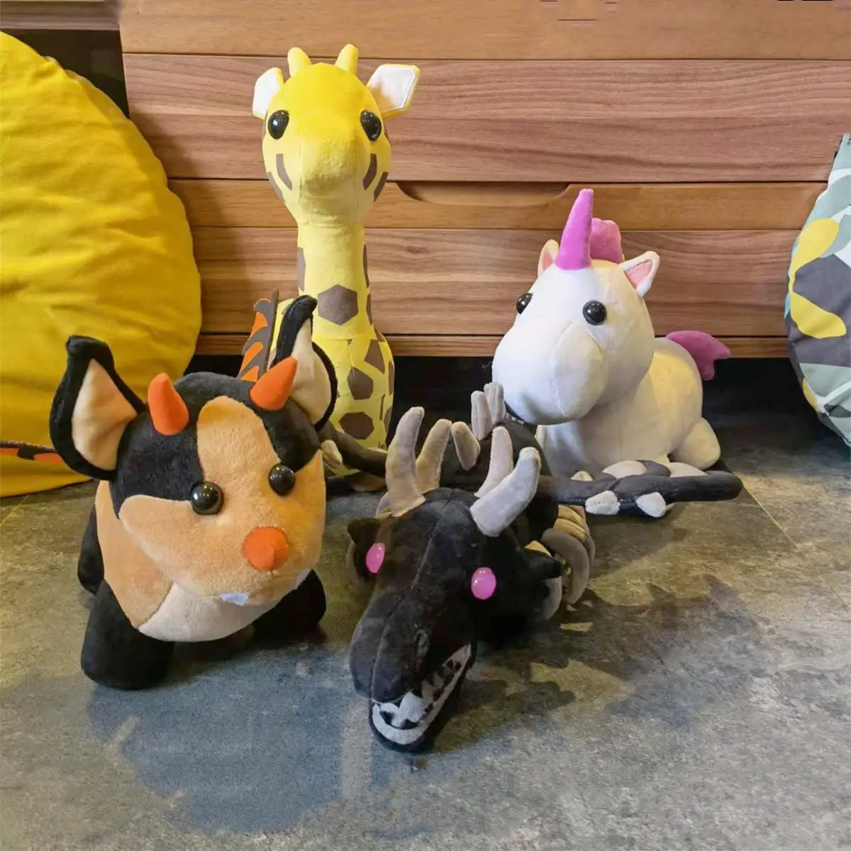 Soft toy animals mythical adventure imaginary friends