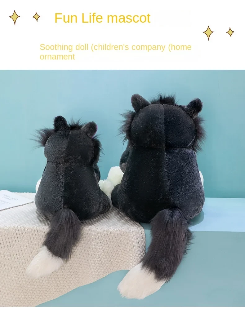 Soft toys featuring cartoon characters