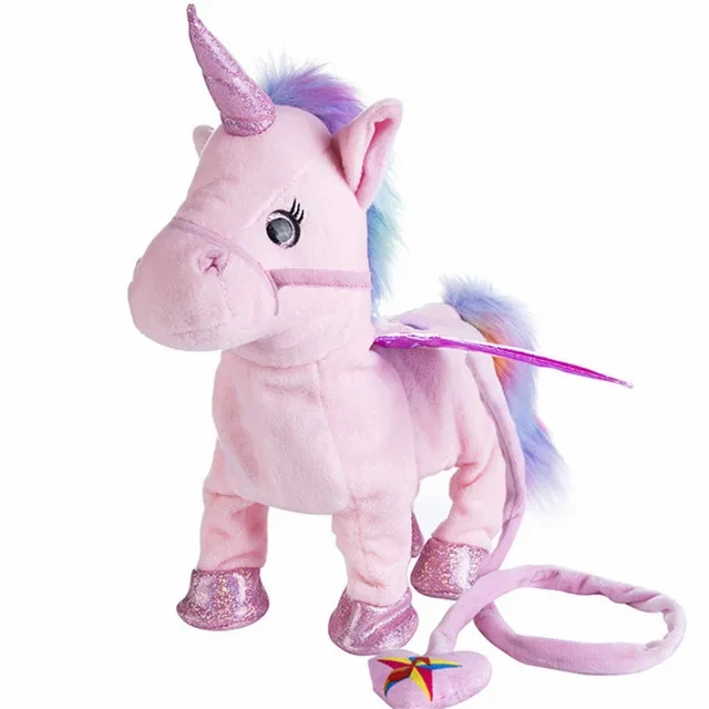 Soft unicorn stuffed animal for toddlers