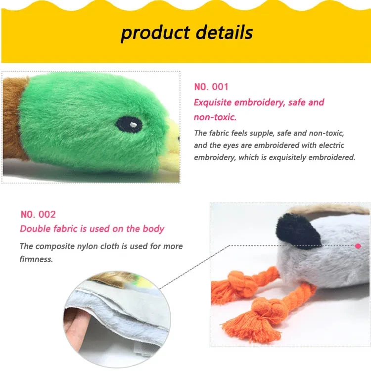 Squeaky animal chew toy