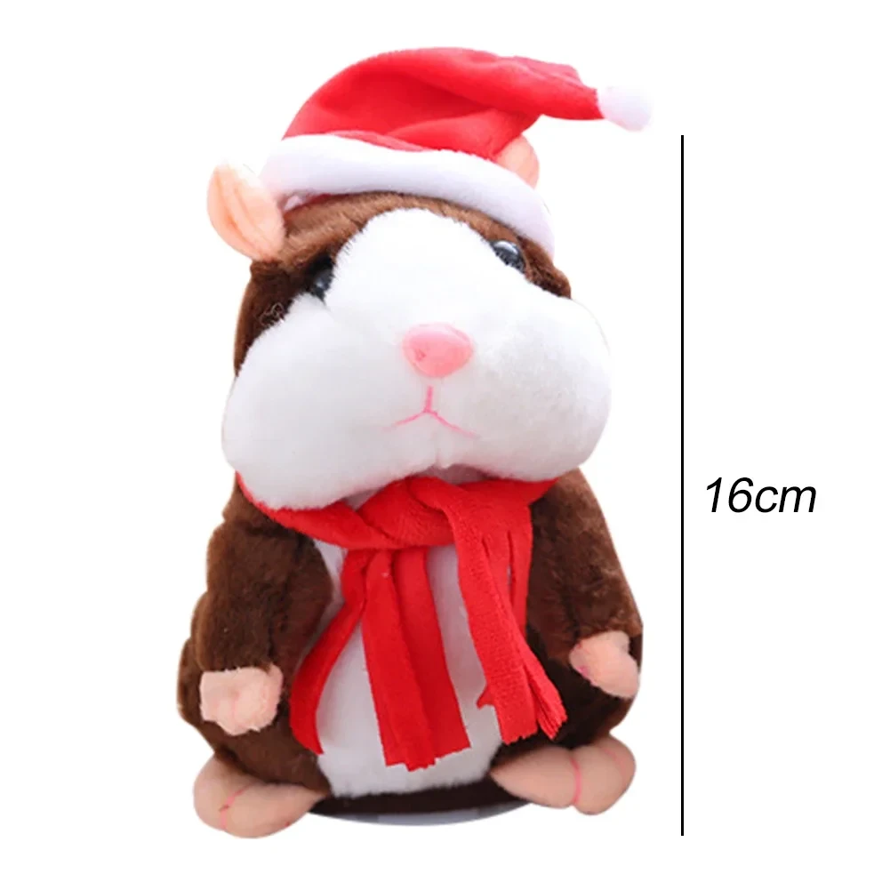 Talking hamster plush doll for children