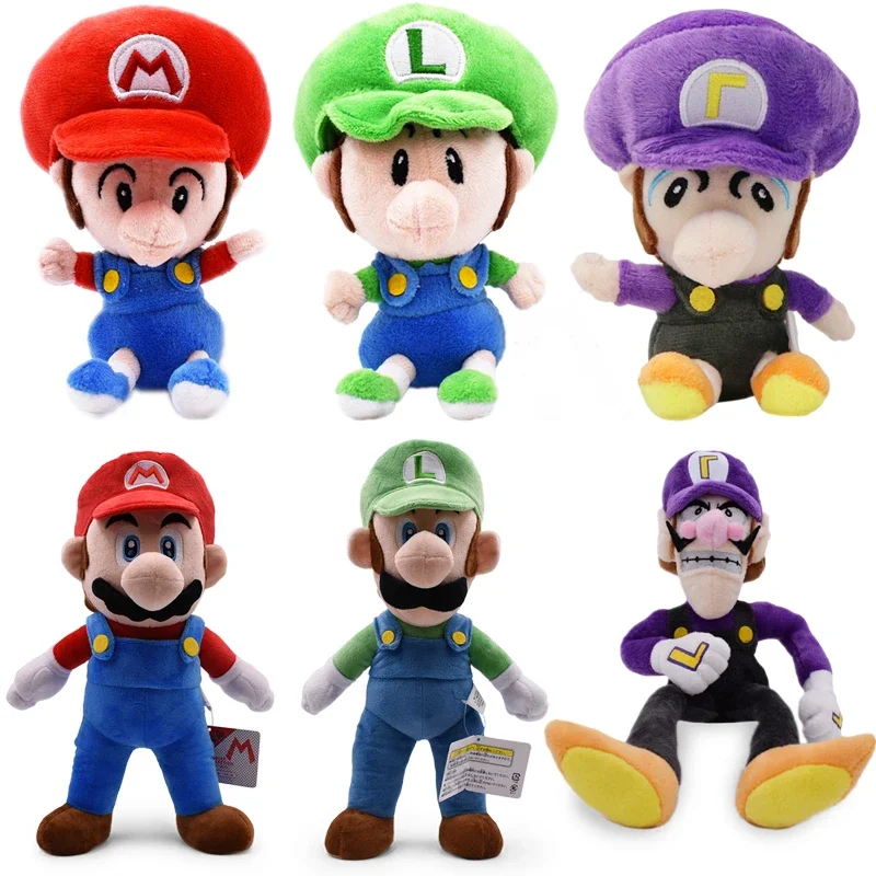 Unique and charming Mario Bros plush set