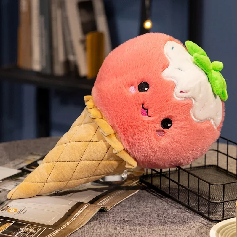 Unisex ice cream plush doll