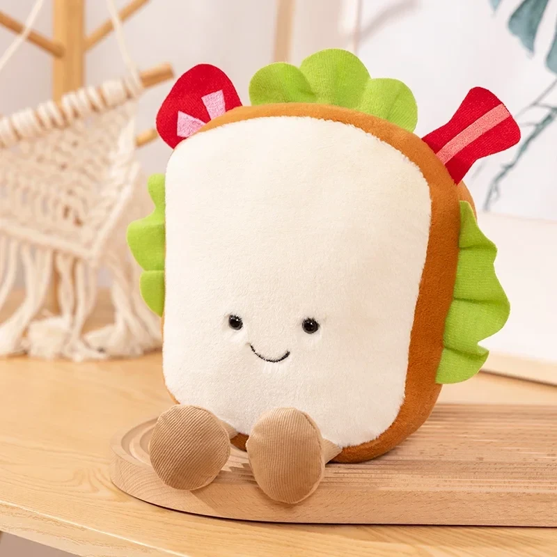 adorable stuffed sandwich plush