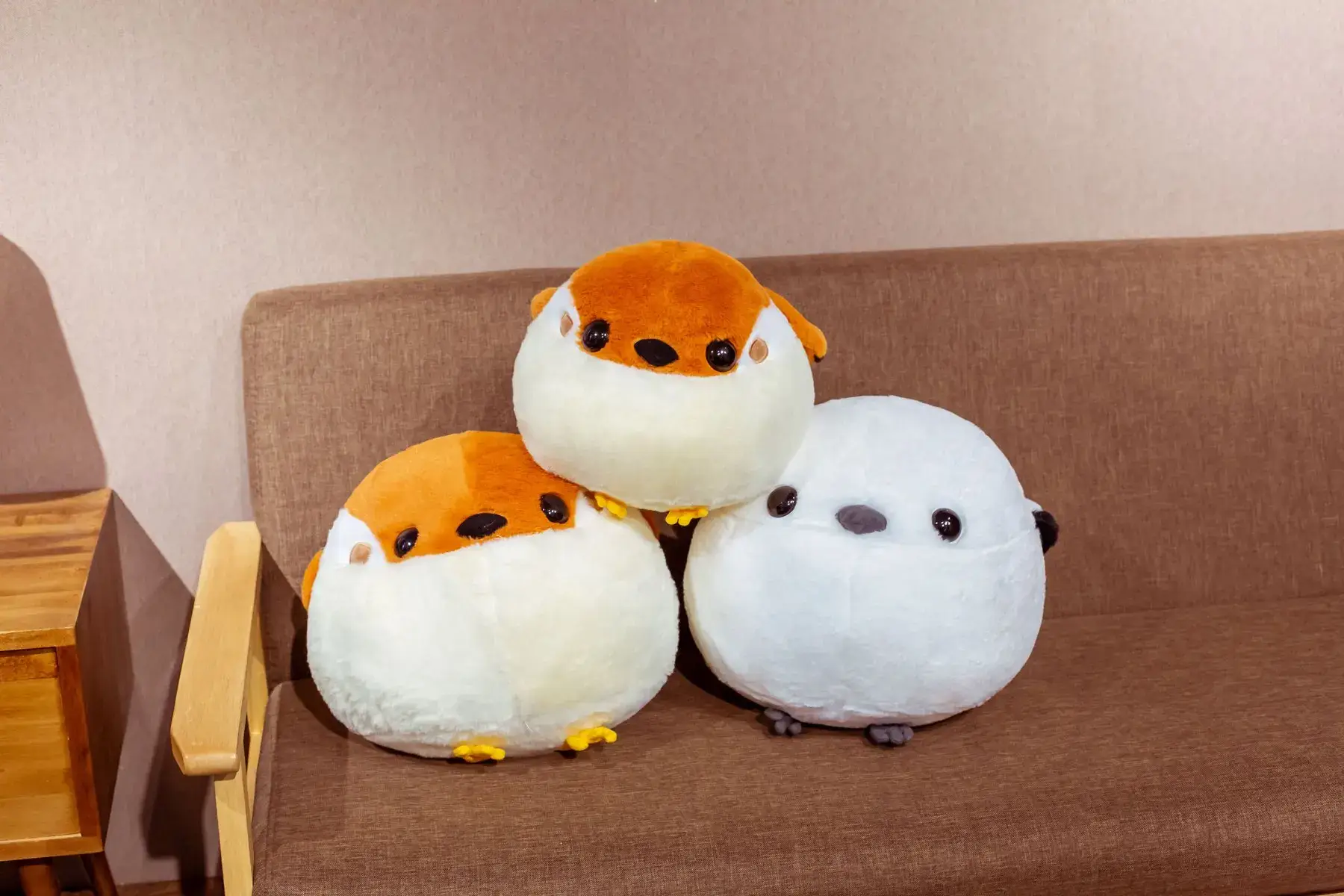 collectible bird plushies