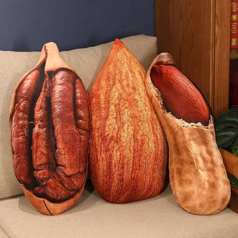 creative nut shaped pillow for kids