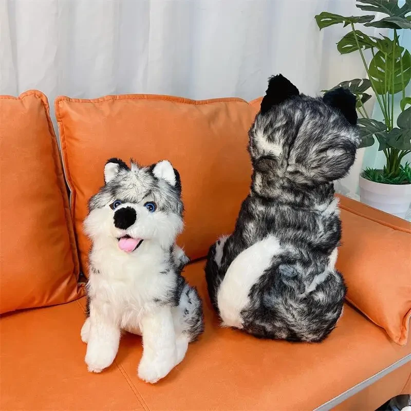 cuddly plush husky for boys and girls