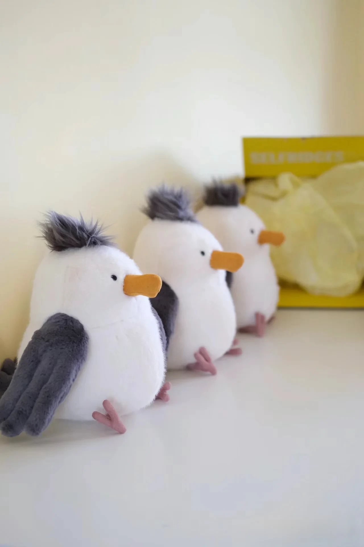 cute cartoon stuffed bird decoration