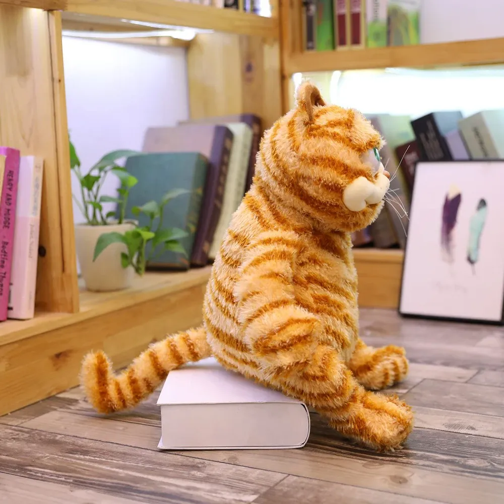 cute fat cat plush toy