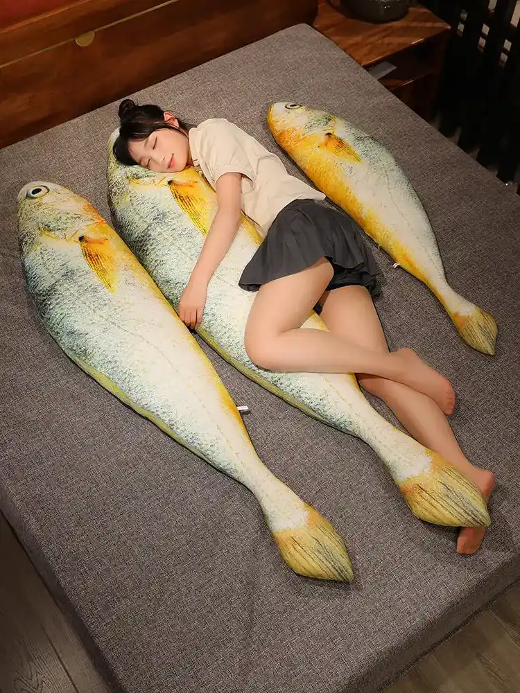 extra large fish pillow for lounging