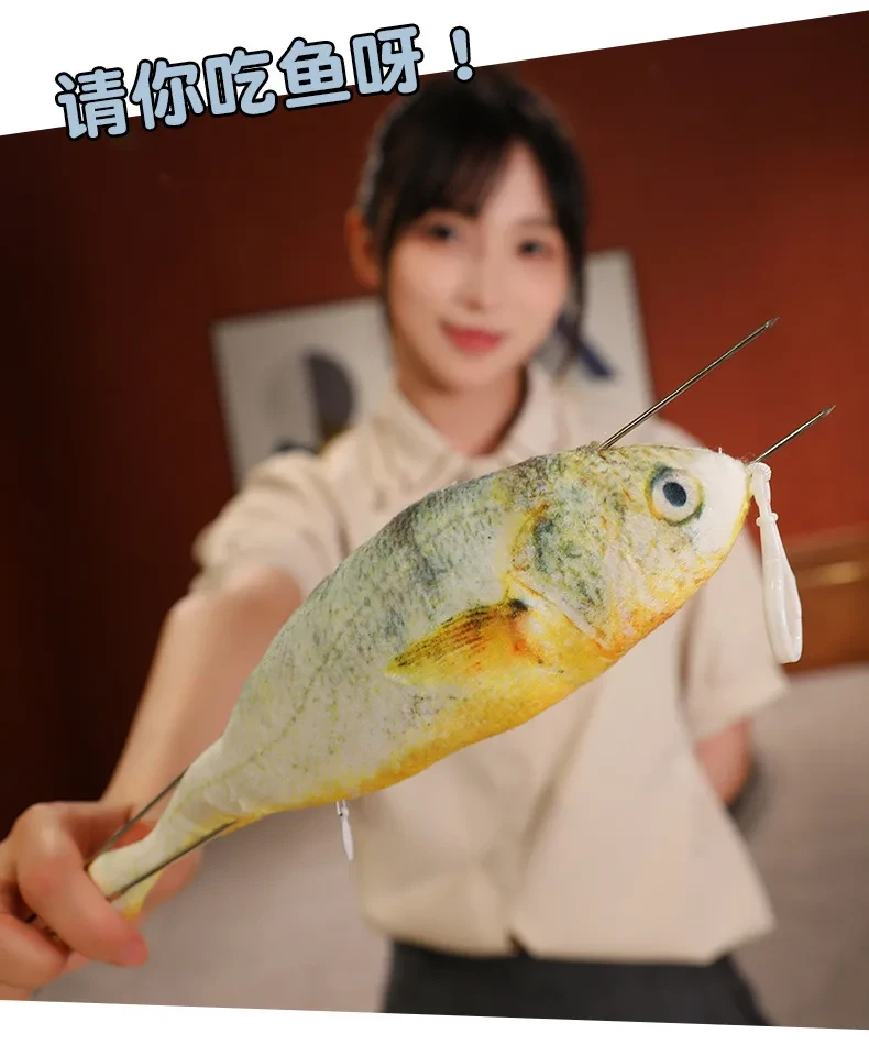 fish shaped plush for creative playtime